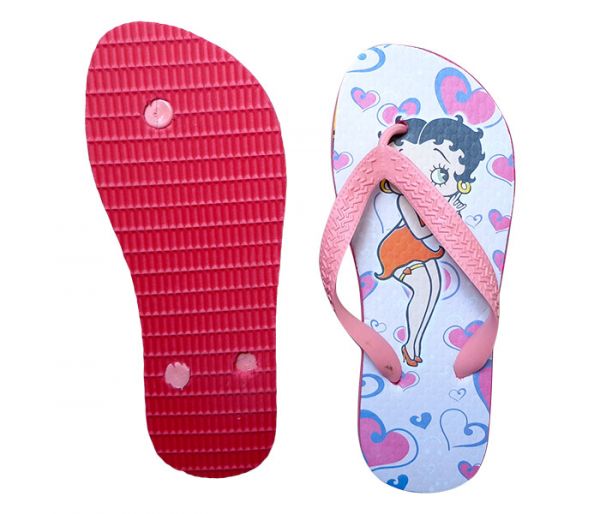 Chinelo Infantil Betty Boop Vermelho