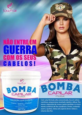 Hidratação Bomba capilar Lows Hair - efeito teia de aranha = 1 kg