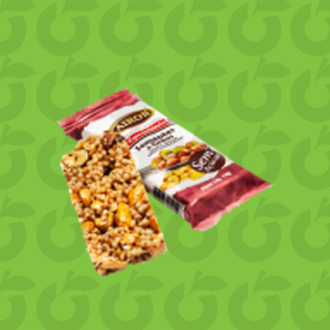 Barrinha de Cereal com Avelã, Sementes e Grãos 14 Gramas Doce Airon cx com 16