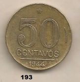 V193 - 0,50 1944 - Com Sigla-