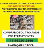 COMPRAMOS AMORTECEDORES E MOLAS SUCATEADAS