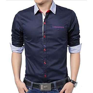 Moda Luxo: Camisa Manga Longa, de Ótima Qualidade. Frete Grátis.