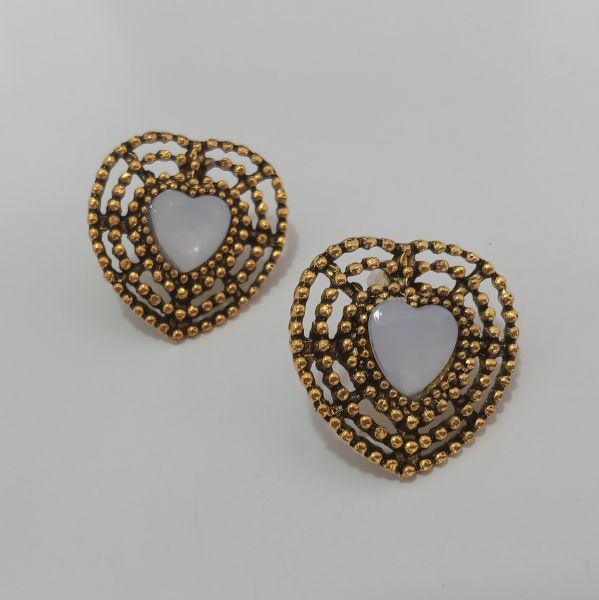 Brinco Coração Dourado