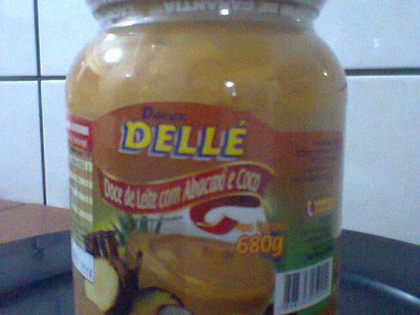 Doce de leite c/ abacaxi e coco