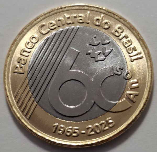 1 Real 2025 FC 60 Anos Banco Central