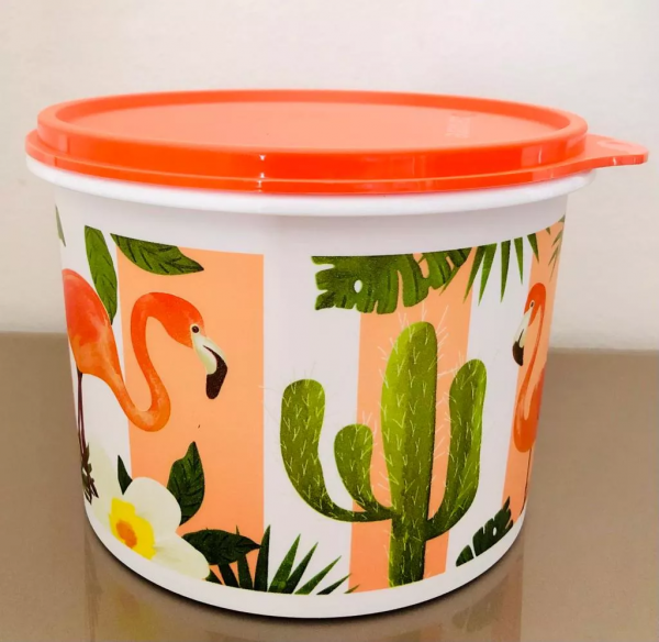 Tupperware Tupper Caixa Flamingo 1,7lt