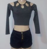 Cropped Ombro de Fora
