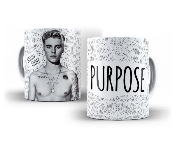 Caneca '' Justin Bieber Purpose ''
