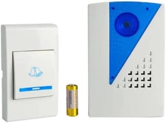 Campainha Residencial Eletrônica Sem Fio Wireless Longo Alcance 32 Toques Resistente