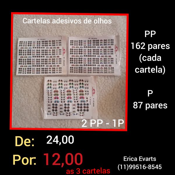 Olhos adesivos