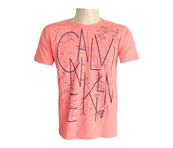 Camisa Calvin Klein Salmão MOD:76413