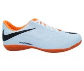 Chuteira Futsal Nike Hypervenom Branco e Laranja