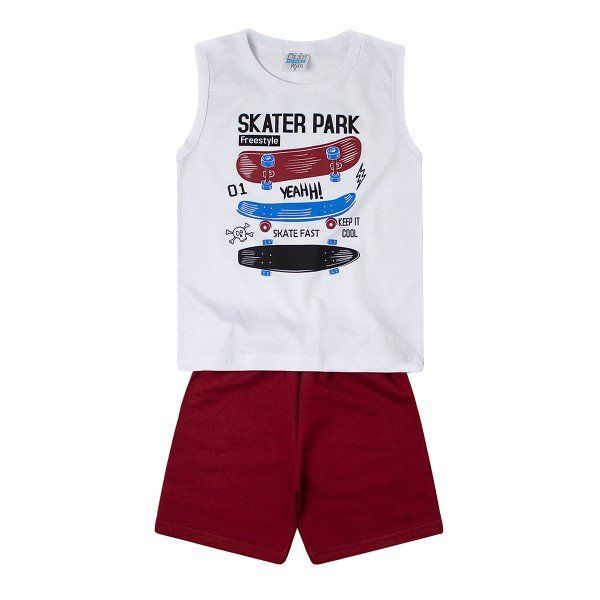 CONJUNTO INFANTIL  SKATE REGATA