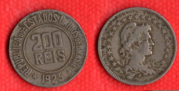 095-3 - 200 Réis 1923 - Tiragem 1.655.000