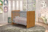 Berco Mini Cama Catatau New 70 Nature.Cinza J A Moveis