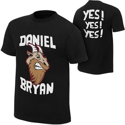 Camisetas WWE Daniel Bryan "Goat Face" - Réplica