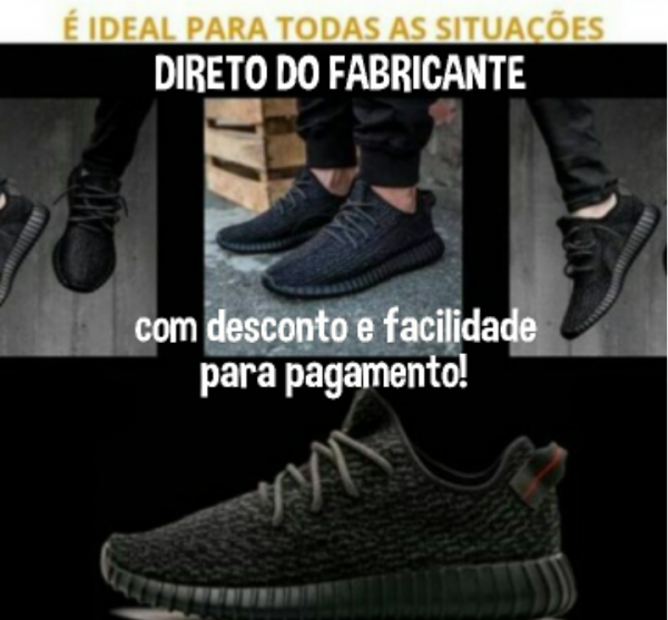 Tenis Sapatenis Masculino Yezy Yeez Boost 350 - do 36 ao 43