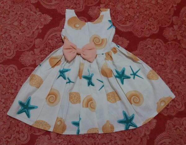 Vestido Fundo do Mar