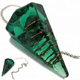 Pêndulo Orgonite de Esmeralda