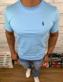 Camiseta Ralph Lauren - Azul Claro      Marca: Ralph Lauren     REF. CRL2