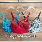 Cropped Elegance Estampado Alça