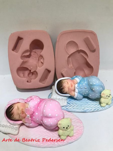 Bebê 3D Bipartido - BL 1012 - 7,5cm