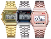 Relógio Retro tipo Casio Vintage Unissex masculino e feminino