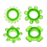 Anel Mega Stretch Silicone Verde
