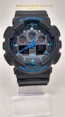 G-SHOK GA-100 (PRETO FUNDO AZUL)