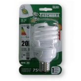 LAMPADA COMPACTA ELETRONICA ESPIRAL 20 W/127V TASCHIBRA
