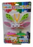 Massinha De Modelar Mr. Bug Com Asas 9 Peças Batiki