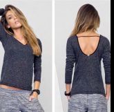 Blusa manga longa