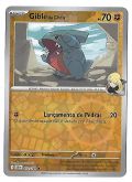 Pokemon Gible da Cíntia Reverse Foil Escarlate e Violeta Rivais Predestinados