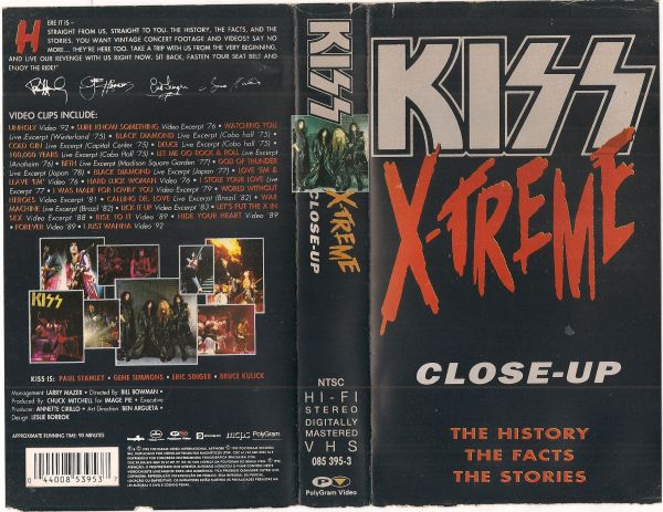 VHS - KISS - Extreme Close-Up