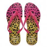 Chinelo Sandália Rasteira Feminina Estampa Tigresa
