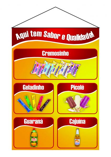 Temos Lanches 40cm x 60cm