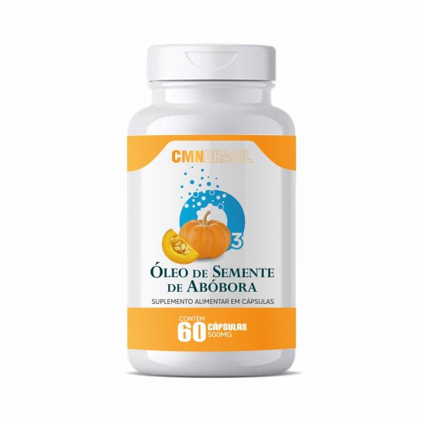 ÓLEO DE SEMENTE DE ABÓBORA CMN - 60 CÁPSULAS