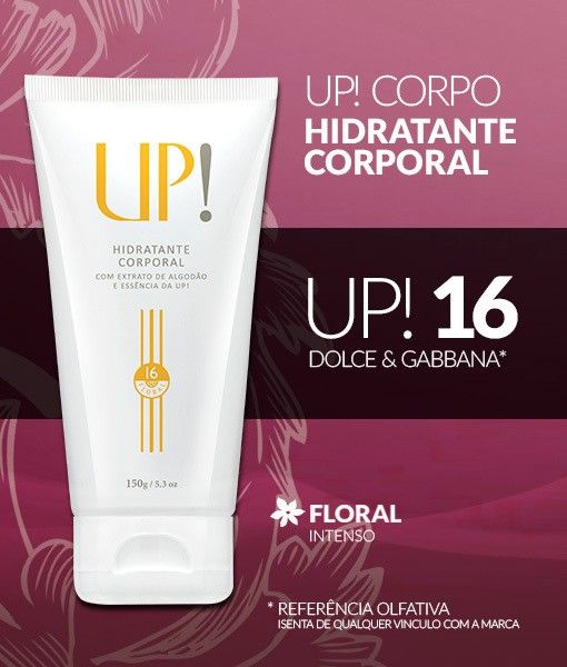 Hidratante Corporal UP! 16 – DOLCE & GABBANA – Feminino 150g