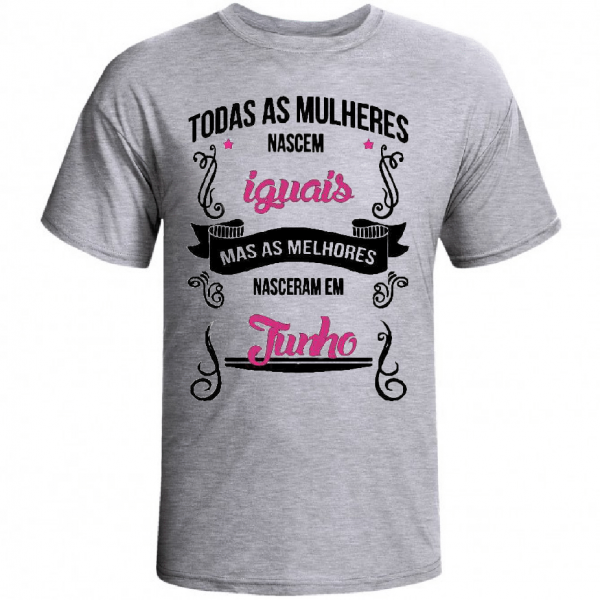 Camiseta Todas as mulheres nascem iguais