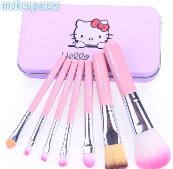 Kit de Pincéis Infantil Hello Kit Rosa