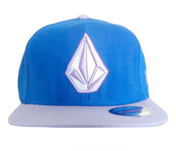 Boné Aba Reta Volcom Azul e Lilás