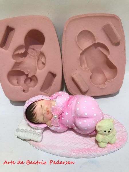 Bebê 3D Bipartido - BL 1012 - 7,5cm