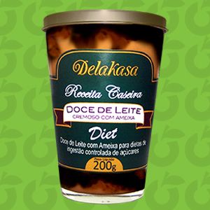 Doce de Leite Diet com Ameixa 200 Gramas Delakasa