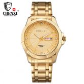 Relogio Feminino De Pulso Mecanico Dourado Aço Inoxidavel