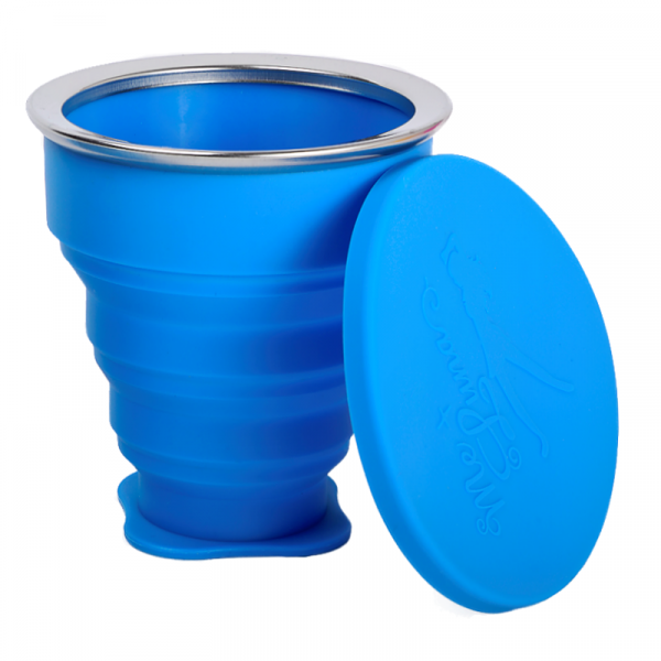 Copo Dobrável em Silicone - Me Luna - Verde
