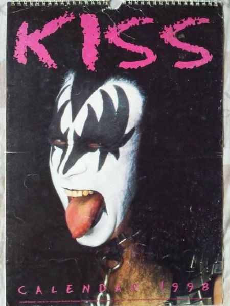 Calendário KISS 1998
