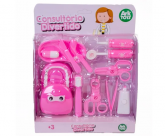 Brinquedo Infantil Kit Dentista Consultório Divertido - Rosa