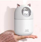 Umidificador Gatinho Branco 300 ml.