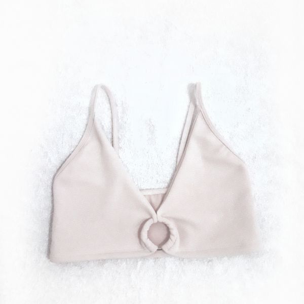 Cropped c/ Argola (Creme)