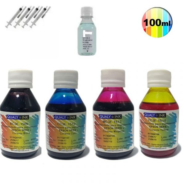 .Kit Tintas Epson 4x100ml